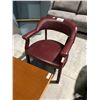 Image 2 : BURGUNDY TRADITIONAL CLIENT CHAIR