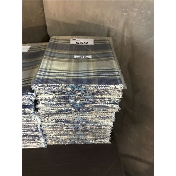 17 CABIN CRAFT WEAVERS OF MADRAS INDIA 13" X 84" PACIFIC TABLE RUNNER