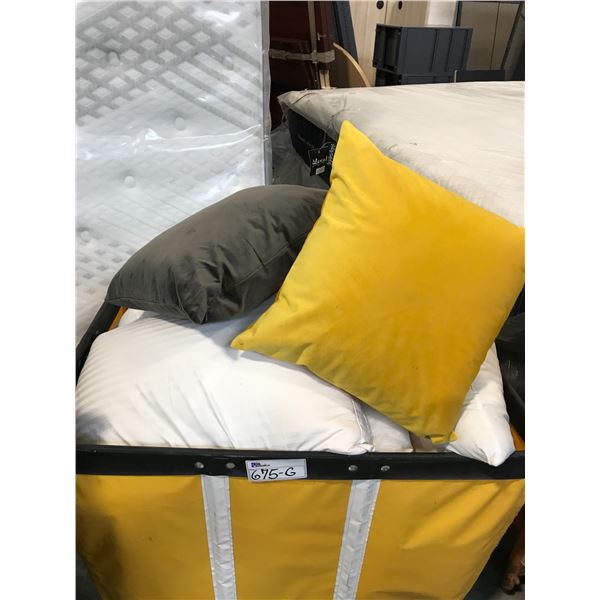 BIN OF THROW PILLOWS - BIN NOT INCLUDED