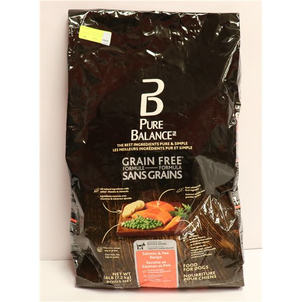PURE BALANCE GRAIN FREE FOOD FOR DOGS SALMON & PEA