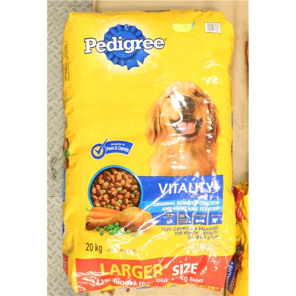 PEDIGREE VITALITY+ DRY FOOD FOR ADULT DOGS 20KG