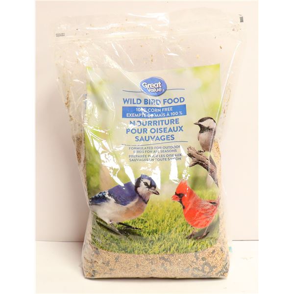 GREAT VALUE WILD BIRD FOOD 100% CORN FREE 9KG