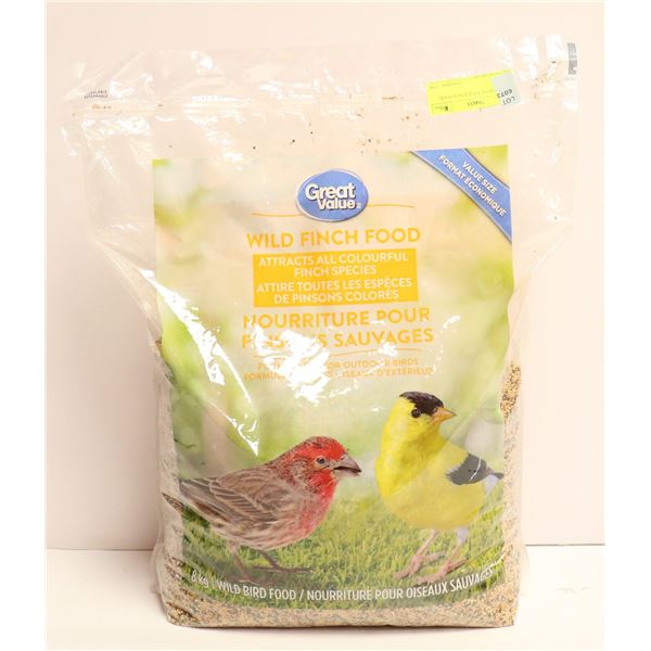 GREAT VALUE WILD FINCH FOOD 8KG