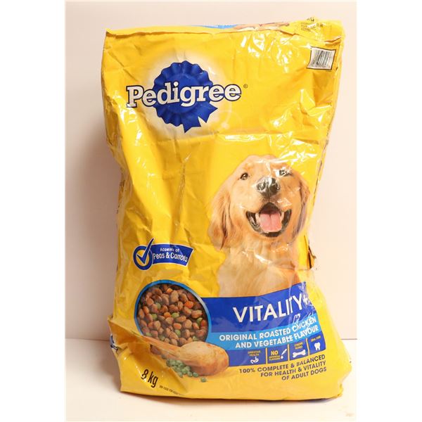 PEDIGREE VITALITY+ DRY FOOD FOR ADULT DOGS 8KG