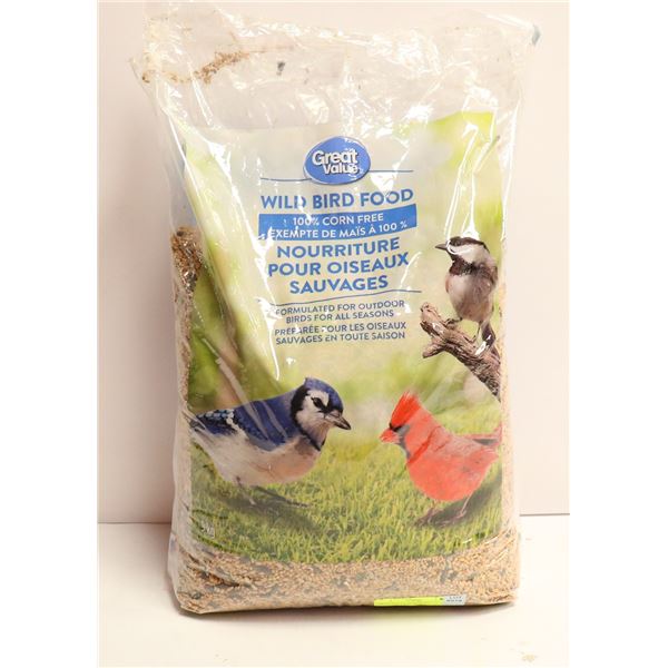 GREAT VALUE WILD BIRD FOOD 100% CORN FREE 9KG