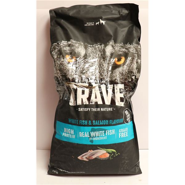 CRAVE WHITE FISH & SLAMON NATURAL DOG FOOD 9.98KG