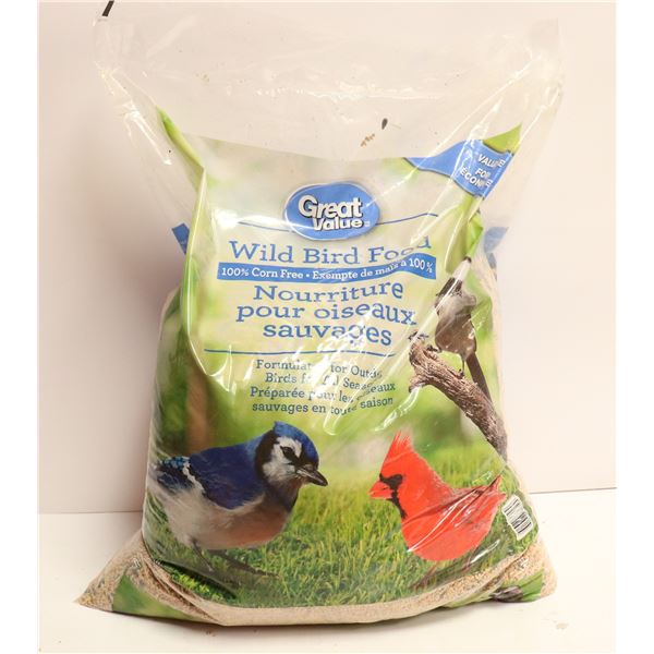 GREAT VALUE WILD BIRD FOOD 100% CORN FREE 18KG