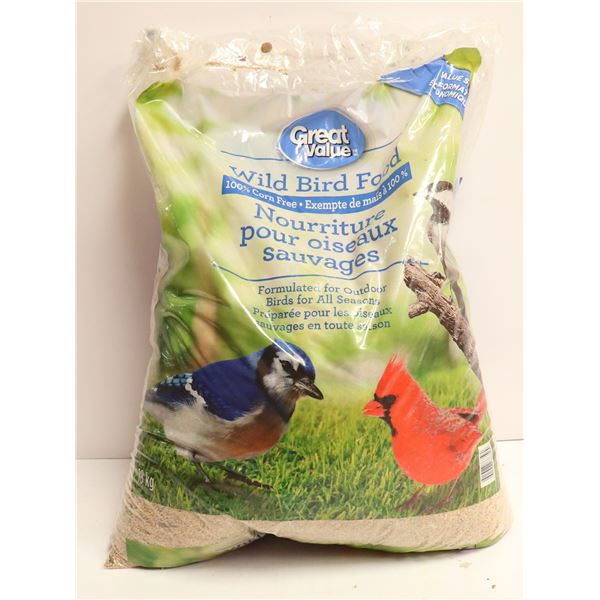 GREAT VALUE WILD BIRD FOOD 100% CORN FREE 18KG