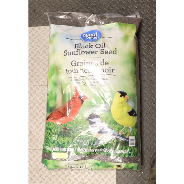 GREAT VALUE BLACK OIL SUNFLOWER SEED 13KG