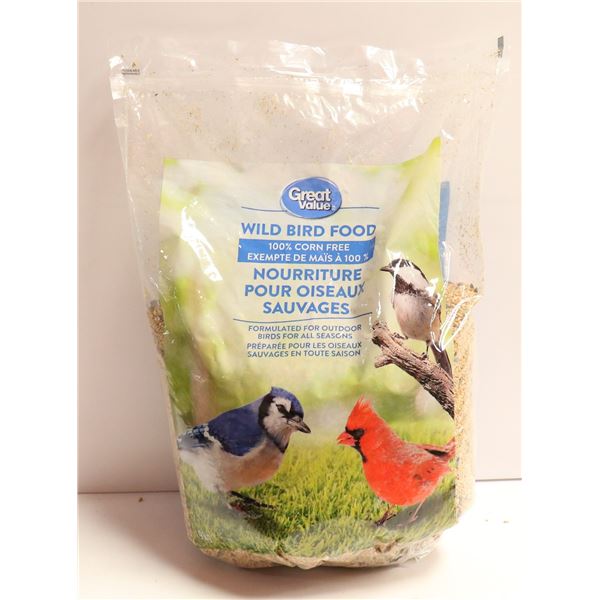 GREAT VALUE WILD BIRD FOOD 100% CORN FREE 9KG