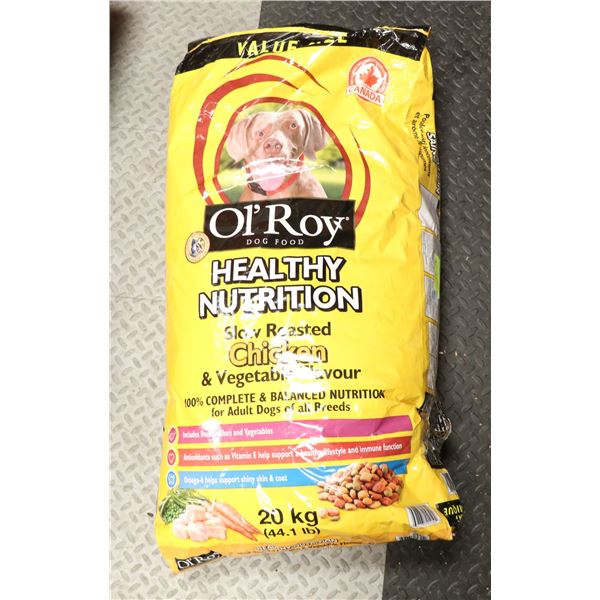 OL' ROY HEALTHY NUTRITION ADULT DOG FOOD 20KG