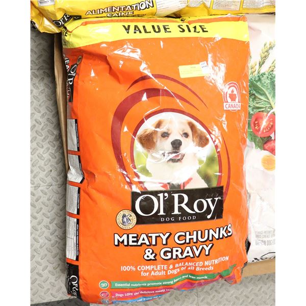 OL' ROY MEATY CHUNKS & GRAVY DOG FOOD 18KG
