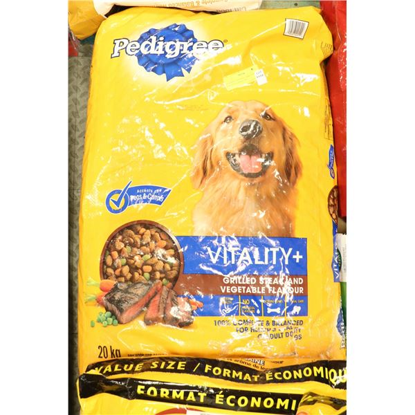 PEDIGREE VITALITY+ DRY FOOD FOR ADULT DOGS 20KG