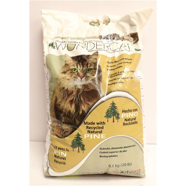 WONDER CAT NATURAL PINE CAT LITTER 9.1KG