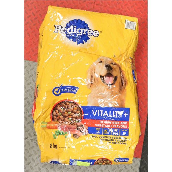 PEDIGREE VITALITY+ DRY FOOD FOR ADULT DOGS 8KG