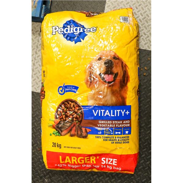 PEDIGREE GRILLED STEAK & VEGETABLE FLAVOUR 20KG