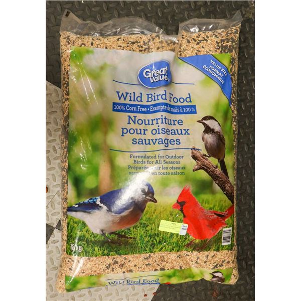 GREAT VALUE WILD BIRD FOOD 100% CORN FREE 18KG