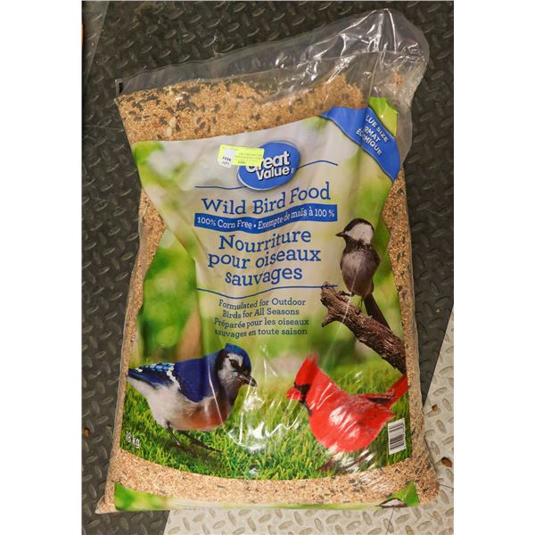 GREAT VALUE WILD BIRD FOOD 100% CORN FREE 18KG