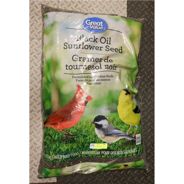 GREAT VALUE BLACK OIL SUNFLOWER SEED 13KG