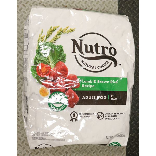 NUTRO NATURAL CHOICE LAMB & BROWN RICE RECIPE