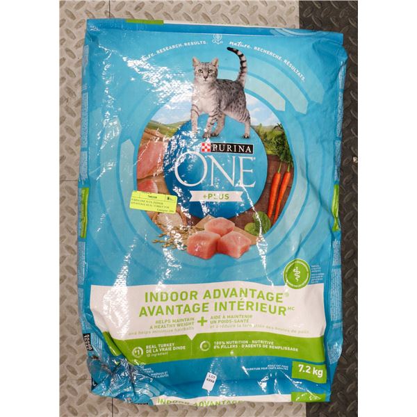 PURINA ONE PLUS. INDOOR ADVANTAGE REAL TURKEY FOR