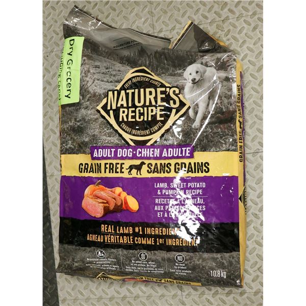 NATURES RECIPE. LAMB, SWEET & PUMPKIN RECIPE