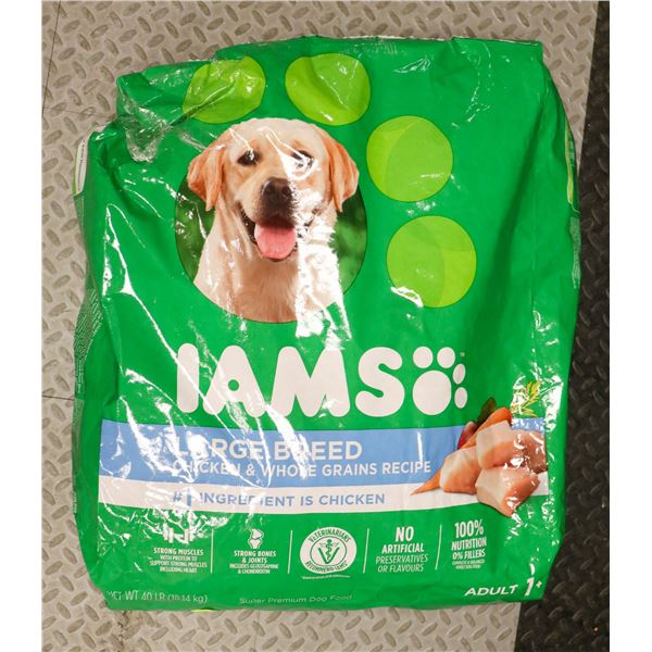 IAMS CHICKEN & WHOLE GRAINS RECIPE  18.14KG