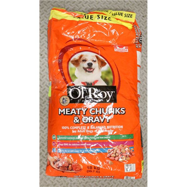 OL' ROY MEATY CHUNKS &GRAVY 18KG