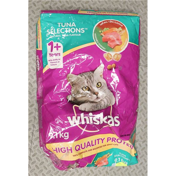 WHISKAS NATURAL TUNA FLAVOUR, VEGETABLE GARNISH &