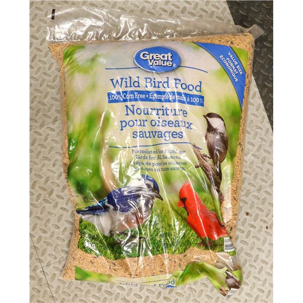 GREAT VALUE WILD BIRD FOOD 100% CORN FREE 18KG