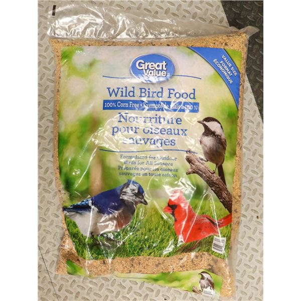 GREAT VALUE WILD BIRD FOOD 100% CORN FREE 18KG