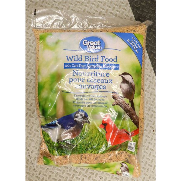 GREAT VALUE WILD BIRD FOOD 100% CORN FREE 18KG