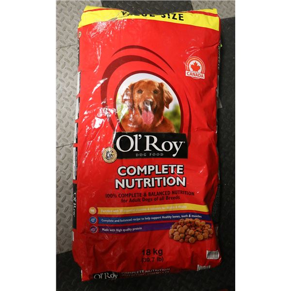 OL' ROY COMPLETE NUTRITION 18KG ADULT DOG FOOD