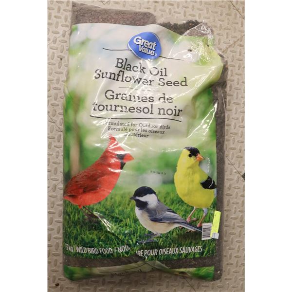 GREAT VALUE BLACK OIL SUNFLOWER SEED 13KG