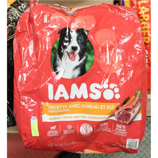 IAMS MINICHUNKS LAMB & RICE RECIPE 17.5KG