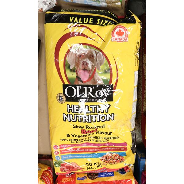 OL' ROY SLOW ROASTED BEEF & VEGETABLE FLAVOUR 20KG