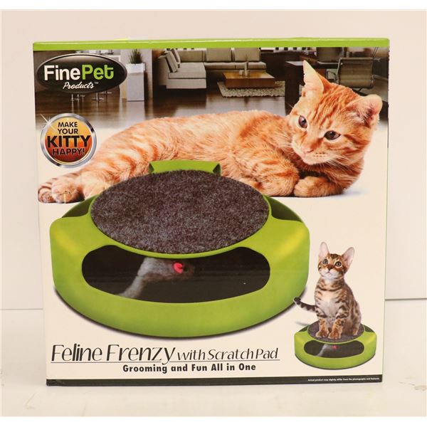 FELINE FRENZY WITH SCRATCH PAD