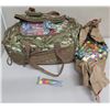 Image 1 : Qty 2 Bags (one Camo Duffle) w/ Multiple New Plastic Toys