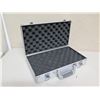 Image 1 : Metal Padded Hard Carry Case w/ Latch Closure & Handle