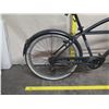 Image 2 : Sun Black Cruiser Bike w/ Ford Seat & GUB G-89 Handlebar Mount Phone Holder