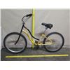 Image 8 : Evo Black Yellow Single Speed Cruiser Bike w/ Coaster Brakes