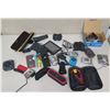 Image 1 : Multiple Digital Cameras, Uniden Guardian Security Screen, Jumper Cables, etc