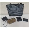 Image 1 : Coach Logo Tote Bag, Wristlet & 3 Wallets