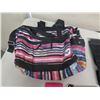 Image 2 : Qty 3 Fashion Tote Bags, Wristlet, Fanny Pack, 4 Wallets & Pink Baggu Reusable Bag
