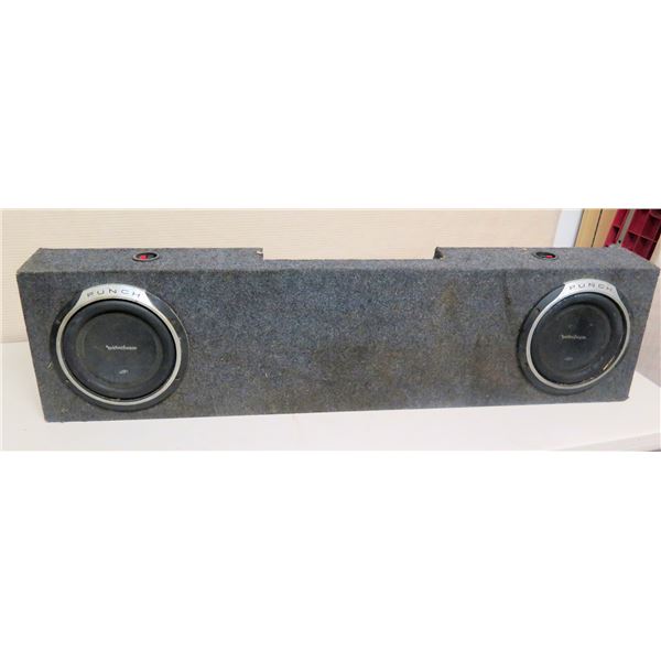 Rockford Fosgate Punch Speakers in Car Mount 54" x 14"H