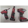 Image 1 : Qty 3 Milwaukee Tools: Impact Driver, Ratchet & Torque Impact Wrench