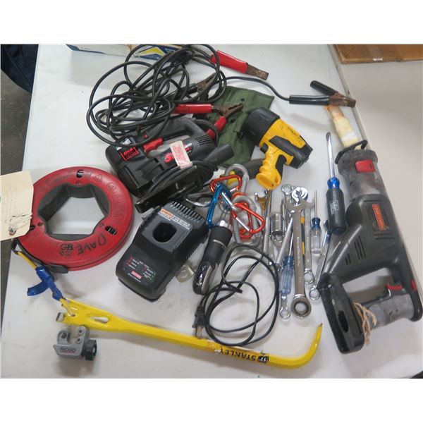 Craftsman Reciprocating Saw, Skil Saw, Jumper Cables & Misc Hand Tools