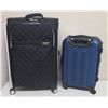 Image 1 : Travelers Club Chicago Collection 20" Rolling Carry-On New & Rolling Quilted Suitcase