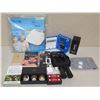 Image 1 : Tanita Digital Scale, Skultuna 1607 Candles in Box, Callaway Golf Balls, Misc Books
