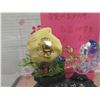Image 2 : Asian 3D-Gold Footed Display Case w/ Lucky  Items